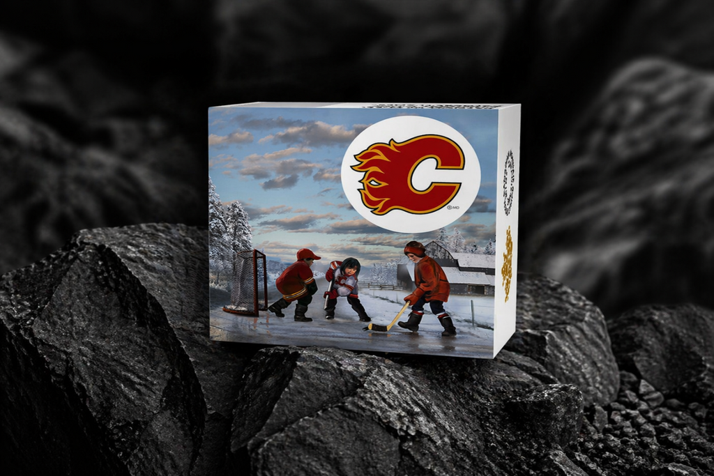 Calgary Flames Passion to Play Fine Silver