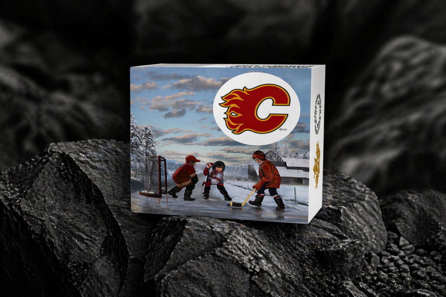 Calgary Flames Passion to Play Fine Silver