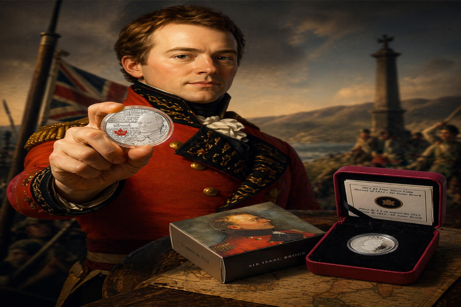 Heroes of 1812 - Sir Isaac Brock Fine Silver