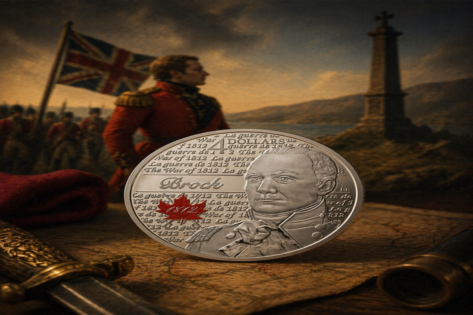 Heroes of 1812 - Sir Isaac Brock Fine Silver